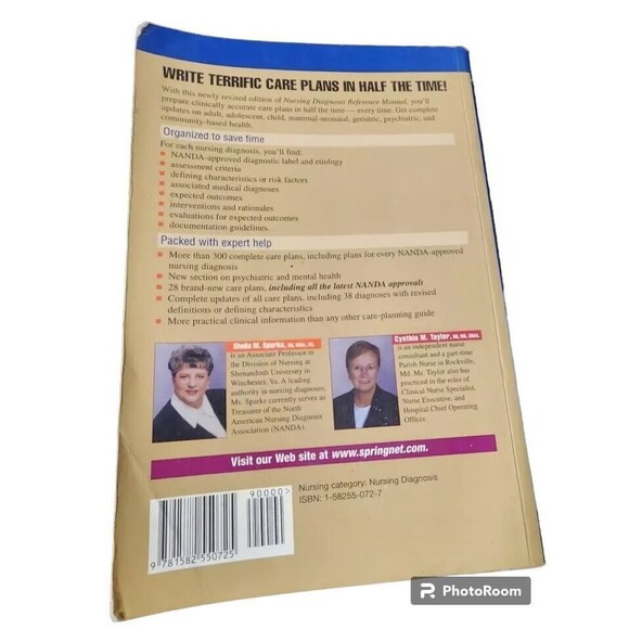 Nursing Diagnosis Reference Manual by Cynthia M. Taylor and Sheila M. Sparks... - Picture 3 of 6